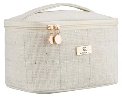 Imagen del producto de Rovicky. Bolso de cosméticos para mujer, modelo Outlis, color blanco. Talla única