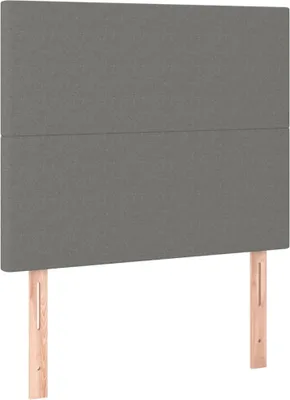 Produktbild von Kopfteil Dunkelgrau 100 x 5 x 118/128 cm Stoff