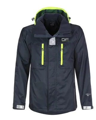 Produktbild von Dry Fashion Herren Regenjacke Segeljacke Baltic - Allwetterjacke Outdoorjacke Jacke Sailing Wasserdicht Winddicht Atmungsaktiv in Blau Größe XS