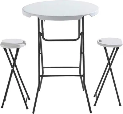 Produktbild von Klapptisch mit 2 Klapphockern - Ideal für Innen und Außen