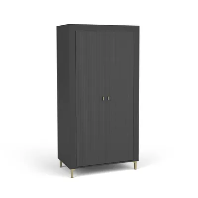 Image de Armoire à portes battantes MONTA Armoire à 2 portes Noir