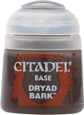 Produktbild von Citadel Basisfarbe Dryad Bark 12 ml Acrylfarbe hoch pigmentiert für Miniaturen