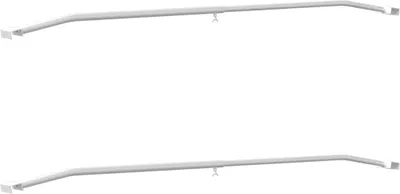 Immagine prodotto di Ganci per teloni per rimorchi, 2 pezzi, argento, 100-145 cm, alluminio