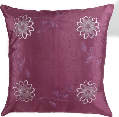 Produktbild von Kissenhülle Dekokissen Kissenbezug Seidenoptik 40 x 40 cm lila