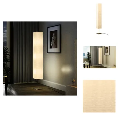 Produktbild von vidaXL Standleuchte mit Stahlständer 170 cm Beige - Lampen