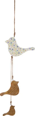 Produktbild von Gilde Holz Hänger Vogel Wildblumen