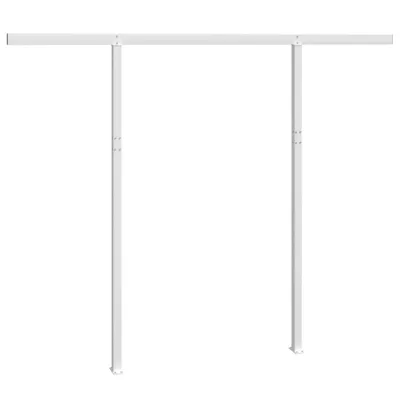 Zdjęcie produktu dla vidaXL Wsporniki do markiz białe 300x245 cm żelazne