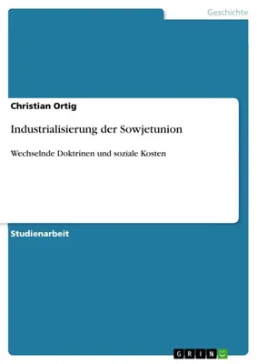 Produktbild von Industrialisierung der Sowjetunion