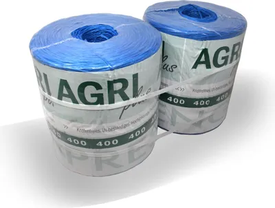 Produktbild von AGRIplus Pressengarn blau 400m/kg 2x5kg Set 10 kg Ballenpressengarn Bindegarn Rundballen Ernte