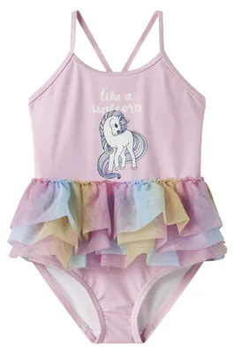 Productafbeelding van NAME IT meisjes badpak, model Nmfzupa, kleur Pirouette, maat 98-104