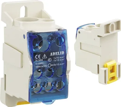 Produktbild von Abzweigklemme Sammelklemme Verteilerblock Verteilung Block Klemmblöcke 160A