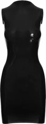 Produktbild von LATE X Latex-Minikleid in Schwarz.Größe:2XL