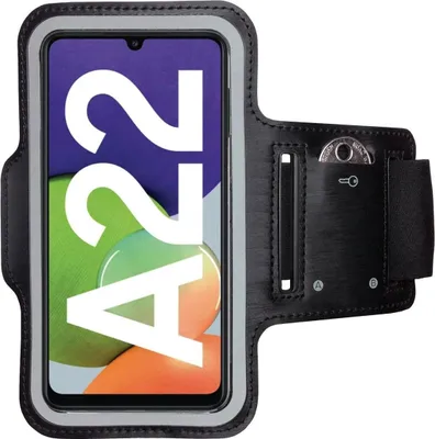 Immagine prodotto di Fascia da braccio sportiva per Samsung Galaxy A22 4G copertura fitness del telefono cellulare fascia da braccio per la corsa