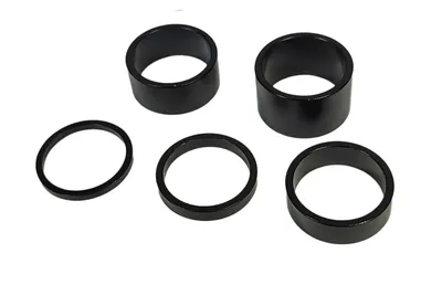 Produktbild von Red Loon 5 Distanzringe 1 1/8' (28,6 mm) Erweiterungssatz Höhenadapter Lenker Spacer Alu 3/5/10/15/20mm