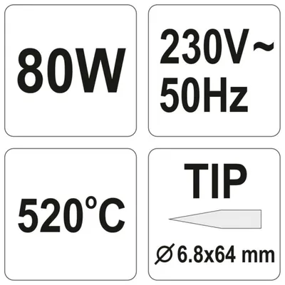 Image de Fer à souder à résistance 80W, 520°C
