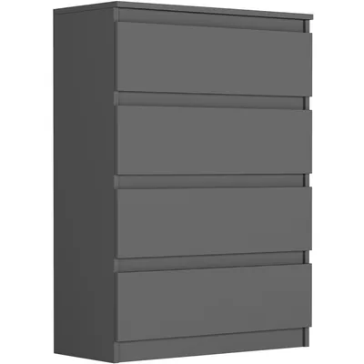 Produktbild von Kommode - Anthrazit - 70 x 40 x 98 cm - Modern R-4