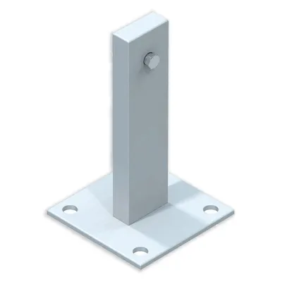 Produktbild von Zarges Fußplatte Edelstahl 120x120mm