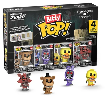Produktbild von Five Nights at Freddy's Bitty POP! Vinyl Figuren 4er-Pack Series 6 2,5 cm