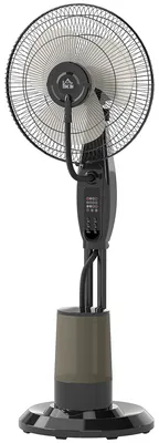 Produktbild von Ventilator, Nebelventilator, 3 Geschwindigkeiten, Timer, Luftbefeuchter, Schwarz
