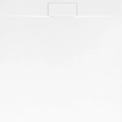 Produktbild von VBChome Duschwanne 90 x 90 x 2,5 cm Weiß Steinstruktur Duschtasse Extra Flach Quadratisch Ablaufgarnitur Abdeckplatte SMC Verbundwerkstoff Universelle Installation Siphon