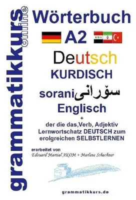 Produktbild von Wörterbuch Deutsch - Kurdisch - Sorani - Englisch A2