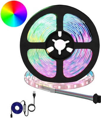 Obrázek produktu pro vidaXL LED pásky, 12 kusů, černé a průhledné
