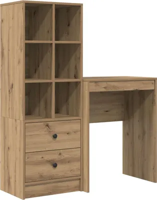 Zdjęcie produktu dla vidaXL Biurko z szufladami 2 szt. dąb Artisan