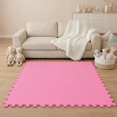 Produktbild von 9 Teile Baby Kinder Puzzlematte ab Null - 30x30 Puzzle Spielmatte Krabbelmatte, KI-generiertes Bild