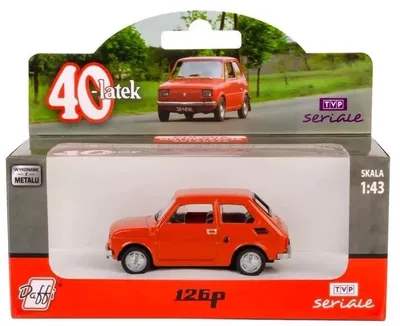 Obrázek produktu pro Fiat 126P čtyřicetiletá červená