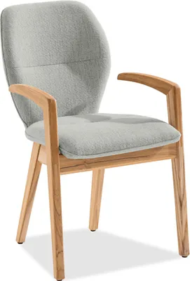Produktbild von 2er Set Niehoff Lugano Polsterstuhl Teak/Kunstfaser