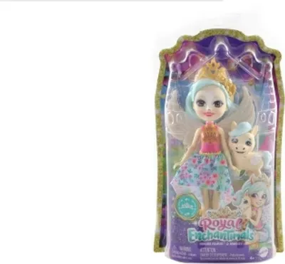 Zdjęcie produktu dla Royal Enchantimals GYJ03, Lalka modowa, Damski, 4 lat(a), Dziewczyna, 50 mm, 150 g