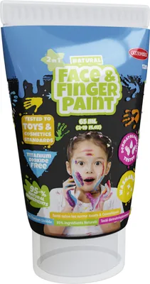 Produktbild von BOTI NATURAL Fingerfarbe SCHWARZ 65ml 39709