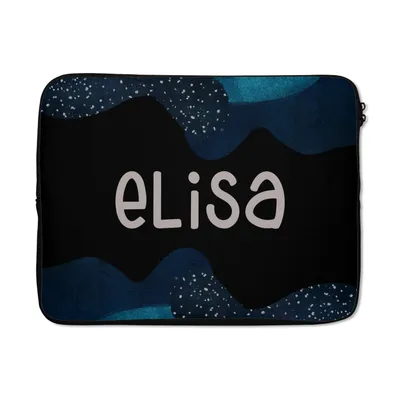 Produktbild von MuchoWow® Laptop Hülle 17 Zoll Laptoptasche Elisa - Pastell - Mädchen - Zipper - Schutzabdeckung