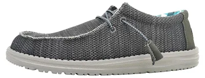 Immagine prodotto di Hey Dude Wally Sox, scarpe da uomo, modello slipper, colore grigio, ideali per il tempo libero