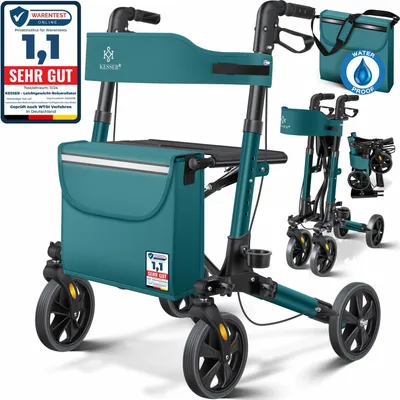 Produktbild von KESSER Rollator Gehwagen Gehhilfe klappbar Alu-Rollator Leicht Laufhilfe