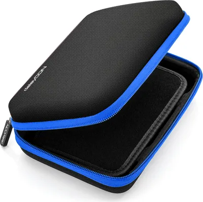 Produktbild von deleyCON Navi Tasche Navi Case Tasche für Navigationsgeräte - 6 Zoll & 6,2 Zoll (17x12x4,5cm) - Robust & Stoßsicher - 1 Innenfach - Blau