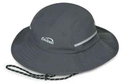 Obrázek produktu pro Klobouk pro muže, UPF 50+, rychleschnoucí, s popruhem pod bradu, vodotěsný, černý