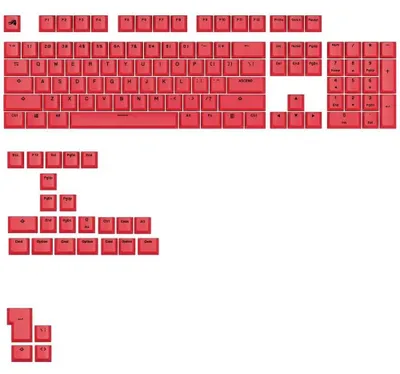 Immagine prodotto di Glorious GPBT Basics Keycaps, layout ANSI (US), PBT, Dye-Sub