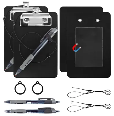 Immagine prodotto di Mini lavagne magnetiche per frigorifero, 10,2 x 15,2 cm, mini lavagna con clip