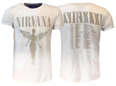 Immagine prodotto di Maglietta del tour "Nirvana In Utero" – Merchandising ufficiale - XL