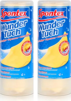 Produktbild von Spontex Wundertuch - Reinigt, Trocknet und Poliert (2er Pack)