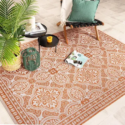 Image de Volero - Tapis d'extérieur - Summer Oriental Terracotta - 120x170 cm