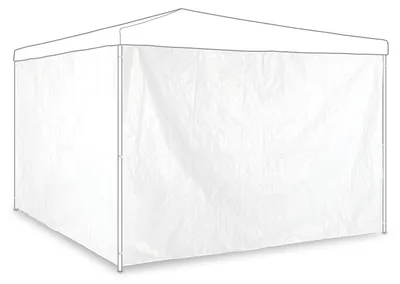 Obrázek produktu pro Boční stěna stan pro party boční stěny - Voděodolná - Bílá - 2 x 3 m - Na zahradní oslavu