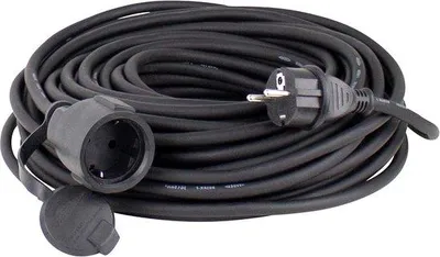 Immagine prodotto di Cavo di protezione - IP44 - 230 V/16 A - Lunghezza 5 metri - Nero