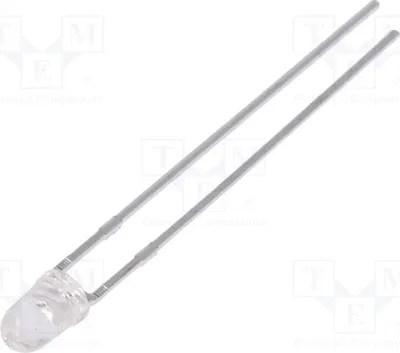 Immagine prodotto di 2 LED, 3 mm, 9000-15000 mcd, Quantità: 2, L-7104ZGC, Diodi LED a foro passante, 3 mm, 30°, verde