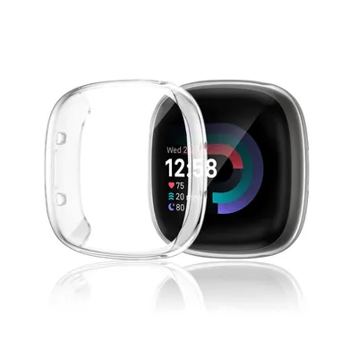 Produktbild von Strap-it TPU-Hülle – transparente Schutzhülle passend für Fitbit Versa 4 / Fitbit Sense 2