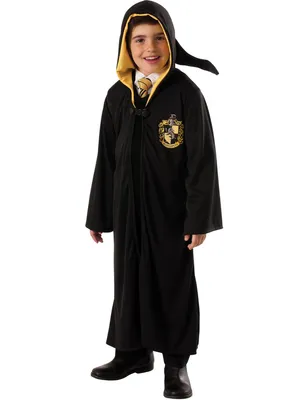 Produktbild von Harry Potter Hufflepuff Kinderkostüm schwarz-gelb