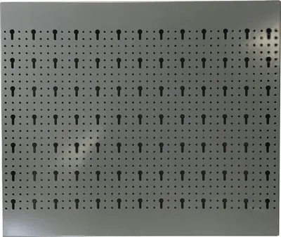Produktbild von Lochwand Industrial LW1 SL Schlüsselloch 590 x 550 x 30 mm grau 22 Löcher
