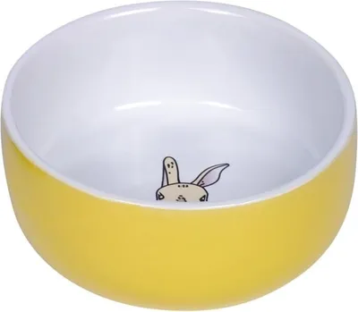 Produktbild von Knaagdierschüssel gelb/weiß Ø 11cm x 4,5 cm 1 Stück