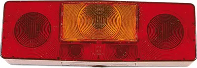 Produktbild von Rücklicht Rechts Serie 496 mit Bremslicht und Blinker 285x96x56mm
